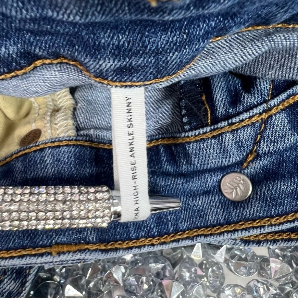 Rag and bone jeans high rise ankle skinny Blue Jeans light wash - Picture 8 of 12